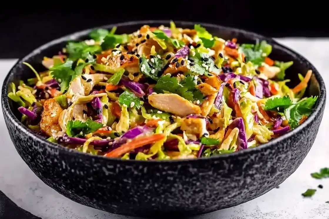 Easy 20-Minute Chinese Chicken Salad: Healthy & Flavorful Meal
